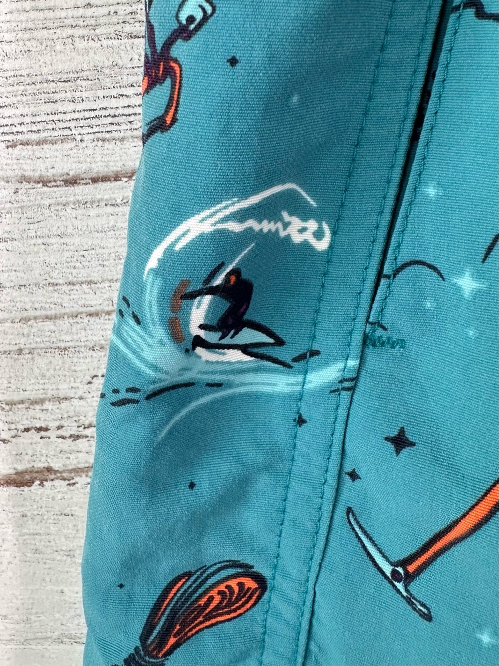 PATAGONIA Women’s Baggies Shorts 5” Mountain Climbing Road Trip Surf Novelty M - Picture 5 of 12